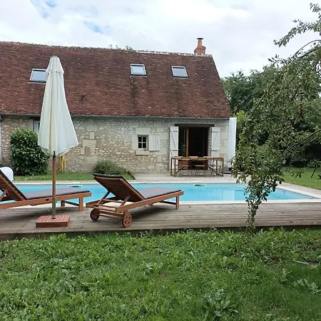 Villa Longere Avec Piscine Couffy Exterior foto